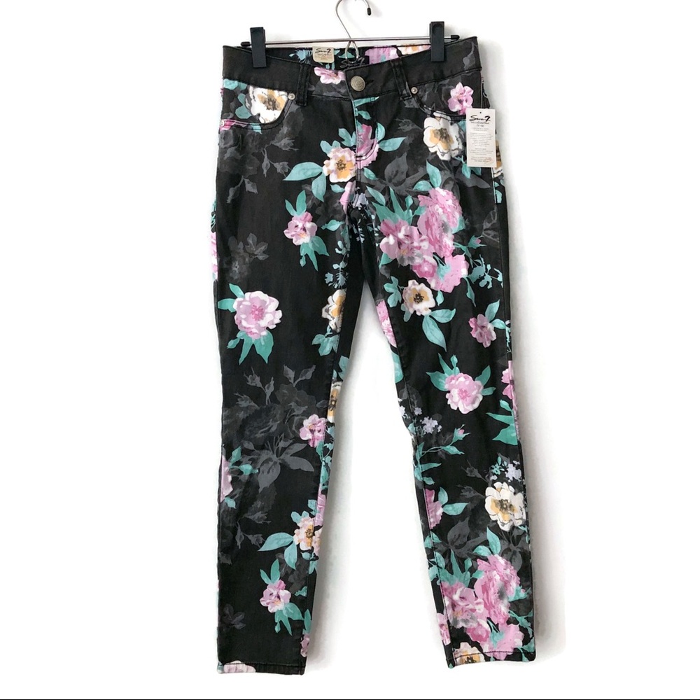 Seven premium Quality Brand Floral Skinny Jeans